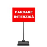Placuta blocator pentru parcare interzisa cu picior